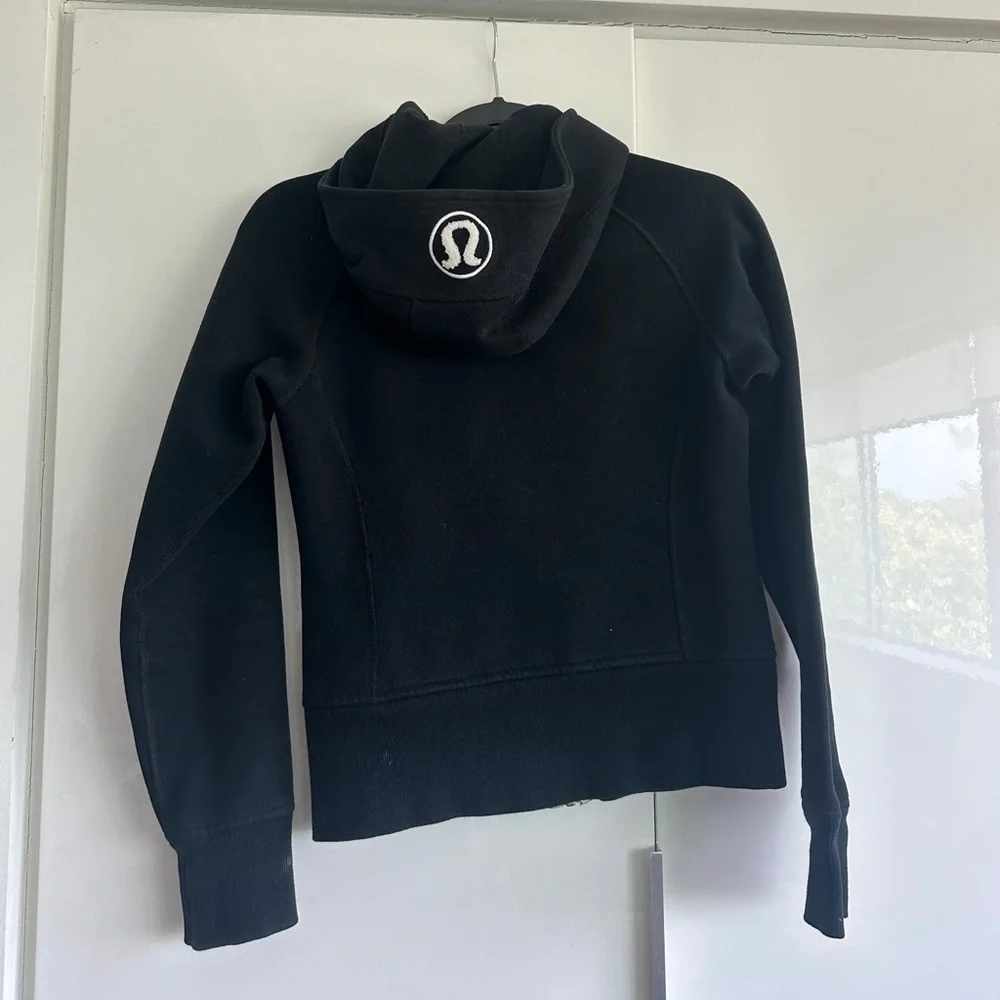 Lululemon Old Style Black Full Zip Scuba Jacket!